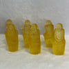 Liuli Crystal 6 Monks Total 553g each about 30.2 by 29.6 by 75.7mm - Huangs Jadeite and Jewelry Pte Ltd