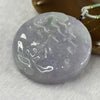 Type A Lavender and Green Jade Jadeite Buddha Pendant - 77.83g 54.2 by 54.2 by 11.9 mm - Huangs Jadeite and Jewelry Pte Ltd