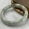 Type A Green, Lavender and Red Jade Jadeite Bangle 54.62g inner Dia 57.8mm 12.7 by 8.4mm (Slight External Rough) - Huangs Jadeite and Jewelry Pte Ltd
