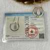 Type A Whitish Lavender Jadeite in 925 silver necklace 5.30g 15.0 by 6.7 by 4.0mm - Huangs Jadeite and Jewelry Pte Ltd
