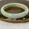Type A Green and Lavender Jade Jadeite Bangle 49.91g Inner diameter: 58.2mm Thickness: 11.2 by 7.2mm - Huangs Jadeite and Jewelry Pte Ltd