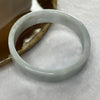 Type A Lavender and Green Flat Bangle 29.50g inner Dia 52.3mm 12.9 by 4.2mm - Huangs Jadeite and Jewelry Pte Ltd