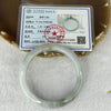 Type A Blueish Lavender Green Jadeite Bangle 57.14g inner Dia 57.6mm 13.1 by 8.2mm - Huangs Jadeite and Jewelry Pte Ltd