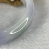 Type A faint lavender to lavender with faint bluish green patches Jadeite Bangle 106.65g inner diameter 60.08mm by 18.8 by 10.1mm (perfect) with NGI cert - Huangs Jadeite and Jewelry Pte Ltd