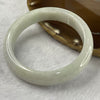 Type A Faint Green Jade Jadeite Bangle 61.94g Inner diameter: 58.6mm Thickness: 13.8 by 8.0mm - Huangs Jadeite and Jewelry Pte Ltd