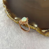 Opal 7.8 by 5.8 by 3.5 mm (estimated) in 925 Rose Gold Silver Ring 1.95g - Huangs Jadeite and Jewelry Pte Ltd