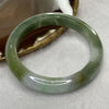 Type A Green and Lavender Jade Jadeite Bangle 49.37g inner Dia 56.2mm 10.5 by 8.7mm (Slight External Rough) - Huangs Jadeite and Jewelry Pte Ltd