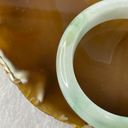 Type A Lavender, Green and Brown Jade Jadeite Bangle 70.25g inner Dia 54.0mm 15.9 by 8.8mm (Slight Internal Line) - Huangs Jadeite and Jewelry Pte Ltd