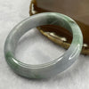 Type A Lavender and Green Jade Jadeite Bangle 55.33g inner Dia 55.2mm 13.3 by 8.0mm (Slight External Rough) - Huangs Jadeite and Jewelry Pte Ltd