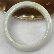 Type A Lavender Jade Jadeite Bangle 52.98g inner Dia 57.6mm 13.0 by 7.6mm (External Line) - Huangs Jadeite and Jewelry Pte Ltd