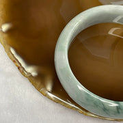 Type A Lavender and Green Piao Hua Jade Jadeite Bangle 60.66g inner Dia 55.3mm 15.6 by 7.8mm (Slight External Rough) - Huangs Jadeite and Jewelry Pte Ltd