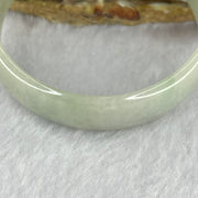 Type A Green Lavender Jadeite Bangle 28.40g inner diameter 52.4mm 14.3 by 4.0mm (slight external line) - Huangs Jadeite and Jewelry Pte Ltd
