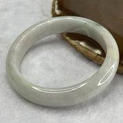 Type A Light Green Jade Jadeite Bangle 57.19g inner Dia 58.1mm 13.3 by 7.7mm (Slight External Line) - Huangs Jadeite and Jewelry Pte Ltd