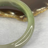 Type A Green Yellow Jadeite Bangle 55.49g inner diameter 55.1mm by 12.8 by 8.7mm (very slight internal line) - Huangs Jadeite and Jewelry Pte Ltd