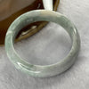 Type A Green and Lavender with Yellow Patches Jade Jadeite Bangle 71.17g inner Dia 59.0mm 15.5 by 8.8mm (Internal Lines) - Huangs Jadeite and Jewelry Pte Ltd