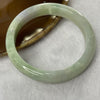 Type A Green and Lavender Jade Jadeite Bangle 49.91g Inner diameter: 58.2mm Thickness: 11.2 by 7.2mm - Huangs Jadeite and Jewelry Pte Ltd