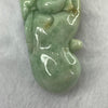Type A Light Apple Green and Yellow Jade Jadeite Milo Buddha Pendant - 53.29g 54.6 by 28.0 by 17.7mm - Huangs Jadeite and Jewelry Pte Ltd