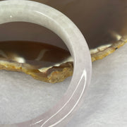 Type A semi icy lavender green yellow Jadeite bangle 52.63g inner diameter 54.6mm by 11.3 by 9.0mm (slight internal lines) - Huangs Jadeite and Jewelry Pte Ltd