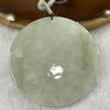 Type A Semi Icy Green Jade Jadeite Guan Yin Pendant - 35.98g 52.5 by 52.5 by 6.3 mm - Huangs Jadeite and Jewelry Pte Ltd