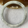 Type A Grey Wuji Jade Jadeite Bangle 55.32g inner Dia 59.6mm 12.8 by 7.9mm (Slight External Rough) - Huangs Jadeite and Jewelry Pte Ltd