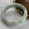 Type A Sky Blue Jade Jadeite Bangle 61.04g inner Dia 55.3mm 13.4 by 8.9mm (Slight Internal Line) - Huangs Jadeite and Jewelry Pte Ltd