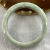 Type A Sky Blue Jade Jadeite Bangle 56.25g inner Dia 56.7mm 12.8 by 8.5mm (Internal Lines) - Huangs Jadeite and Jewelry Pte Ltd