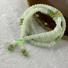 Type A Multi Coloured Jade Jadeite Necklace - 64.34g 6.1mm/Bead 189 Beads - Huangs Jadeite and Jewelry Pte Ltd