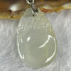 ICY Type A Faint Green with Yellow Rat and Ruyi 3.33g 28.6 by 18.1 by 3.5mm - Huangs Jadeite and Jewelry Pte Ltd