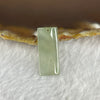 High ICY Type A Green Jadeite Wu Shi Pai 2.16g 25.6 by 10.8 by 3.1mm - Huangs Jadeite and Jewelry Pte Ltd