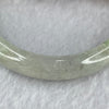 Type Green Lavender Piao Hua Bangle 50.35g  inner diameter 59.1mm 12.4 by 7.6mm (external roughs) - Huangs Jadeite and Jewelry Pte Ltd