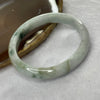 Type A Green Piao hua with Yellow Patches Jade Jadeite Bangle 29.76g inner Dia 53.4mm 9.3 by 7.1mm (Slight Internal Line) - Huangs Jadeite and Jewelry Pte Ltd