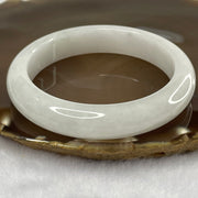 Type A Light Green and Lavender Jade Jadeite Bangle 62.74g inner Dia 57.9mm 12.7 by 8.7mm (Internal Lines) - Huangs Jadeite and Jewelry Pte Ltd