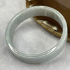 Type A Lavender and Green Flat Bangle 29.50g inner Dia 52.3mm 12.9 by 4.2mm - Huangs Jadeite and Jewelry Pte Ltd