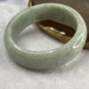 Type A Green Jade Jadeite Thick Bangle 89.75g inner Dia 58.5mm 19.4 by 8.4mm (External Rough) - Huangs Jadeite and Jewelry Pte Ltd
