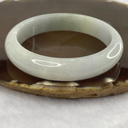 Type A Lavender Jade Jadeite Bangle 52.98g inner Dia 57.6mm 13.0 by 7.6mm (External Line) - Huangs Jadeite and Jewelry Pte Ltd