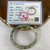 Type A Jelly Texture Green Piao Hua Jade Jadeite Bangle 26.30g inner Dia 54.5mm 9.9 by 5.3mm (Slight External Line) - Huangs Jadeite and Jewelry Pte Ltd