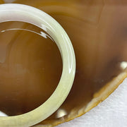 Type A Lavender, Green and Brown Jade Jadeite Bangle 39.38g inner Dia 52.3mm 11.6 by 6.7mm (Slight Internal Line) - Huangs Jadeite and Jewelry Pte Ltd