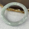 Type A lavender green jadeite bangle 48.64g inner diameter 53.6mm by 9.8 by 9.8mm (very slight external rough) - Huangs Jadeite and Jewelry Pte Ltd