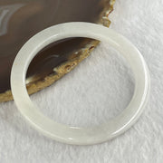 Type A Faint Lavender Jadeite Bangle (Close to Perfect) 29.81g Inner Dia 57.7mm 6.0 by 7.7mm - Huangs Jadeite and Jewelry Pte Ltd