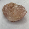 Natural Rose Quartz 3 Legged Toad for Wealth 573.2g 114.5 by 72.5 by 59.4mm - Huangs Jadeite and Jewelry Pte Ltd