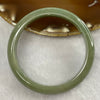 Type A Green with Brown Jade Jadeite Bangle 39.90g inner Dia 56.8mm 10.5 by 6.8mm (Slight External Line) - Huangs Jadeite and Jewelry Pte Ltd
