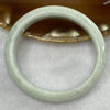 Type A Sky Blue Jade Jadeite Oval Bangle 38.07g inner Dia 51.2mm 11.7 by 7.0mm (Slight Internal Line) - Huangs Jadeite and Jewelry Pte Ltd
