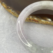 Type A semi icy lavender green yellow Jadeite bangle 52.63g inner diameter 54.6mm by 11.3 by 9.0mm (slight internal lines) - Huangs Jadeite and Jewelry Pte Ltd
