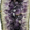 Thick Large Crystal Brazil Natural Amethyst Display Wooden Stand - 78.6kg 815 by 445 by 420mm - Huangs Jadeite and Jewelry Pte Ltd