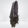 Large Natural Amethyst Display Wooden Stand - 89.12kg 1090 by 480 by 504mm - Huangs Jadeite and Jewelry Pte Ltd