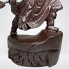 Solid Heavy Duty Guan Gong Wooden Display - 7kg 490 by 270 by 110mm - Huangs Jadeite and Jewelry Pte Ltd