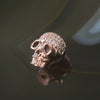 Rose Gold Plated Copper Zirconia Skull - Huangs Jadeite and Jewelry Pte Ltd