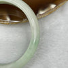 Type A Faint Green Jadeite Bangle 63.51g inner diameter 58.6mm 14.2 by 7.8mm - Huangs Jadeite and Jewelry Pte Ltd