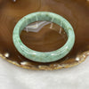 Type A Green Jadeite Bangle 52.66g inner diameter 56.4mm 13.3 by 7.5mm - Huangs Jadeite and Jewelry Pte Ltd