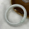 Type A Faint Green Jadeite Bangle 53.88g inner diameter 56.5mm 12.7 by 7.9mm - Huangs Jadeite and Jewelry Pte Ltd